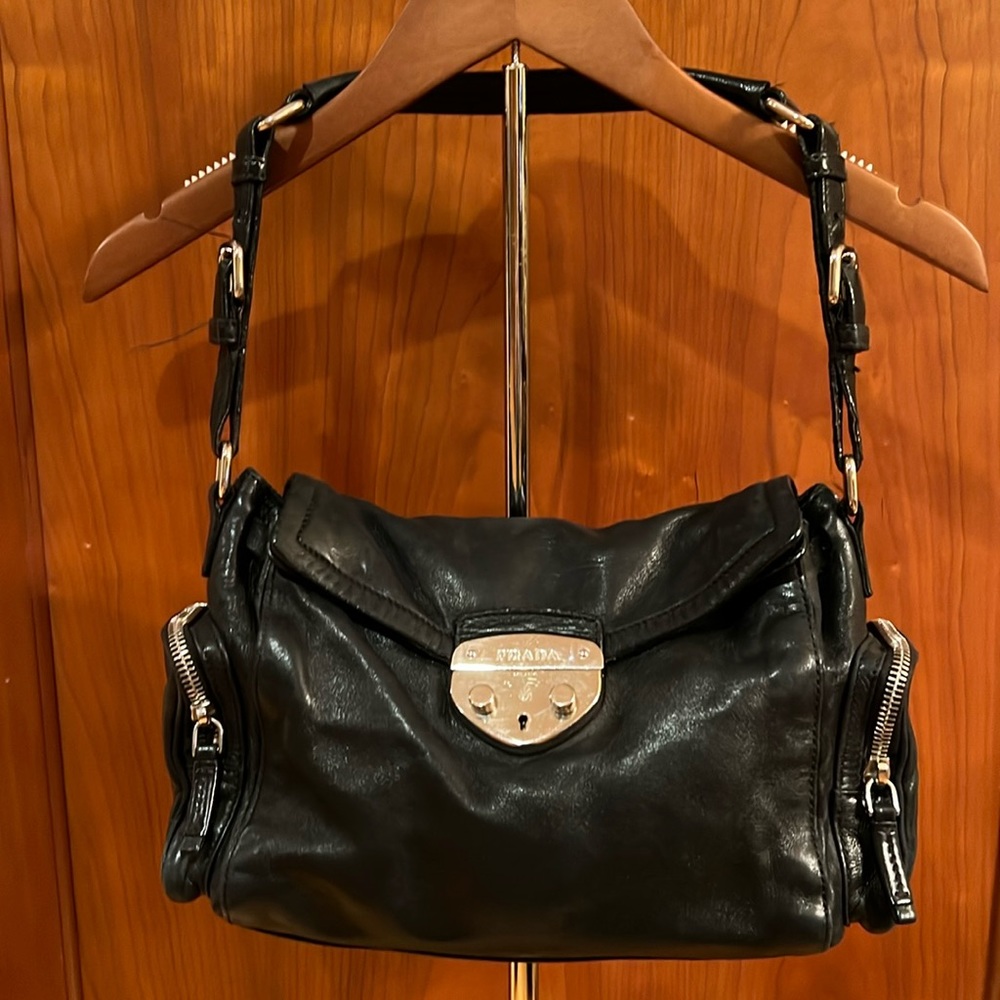 Prada Milano leather handbag